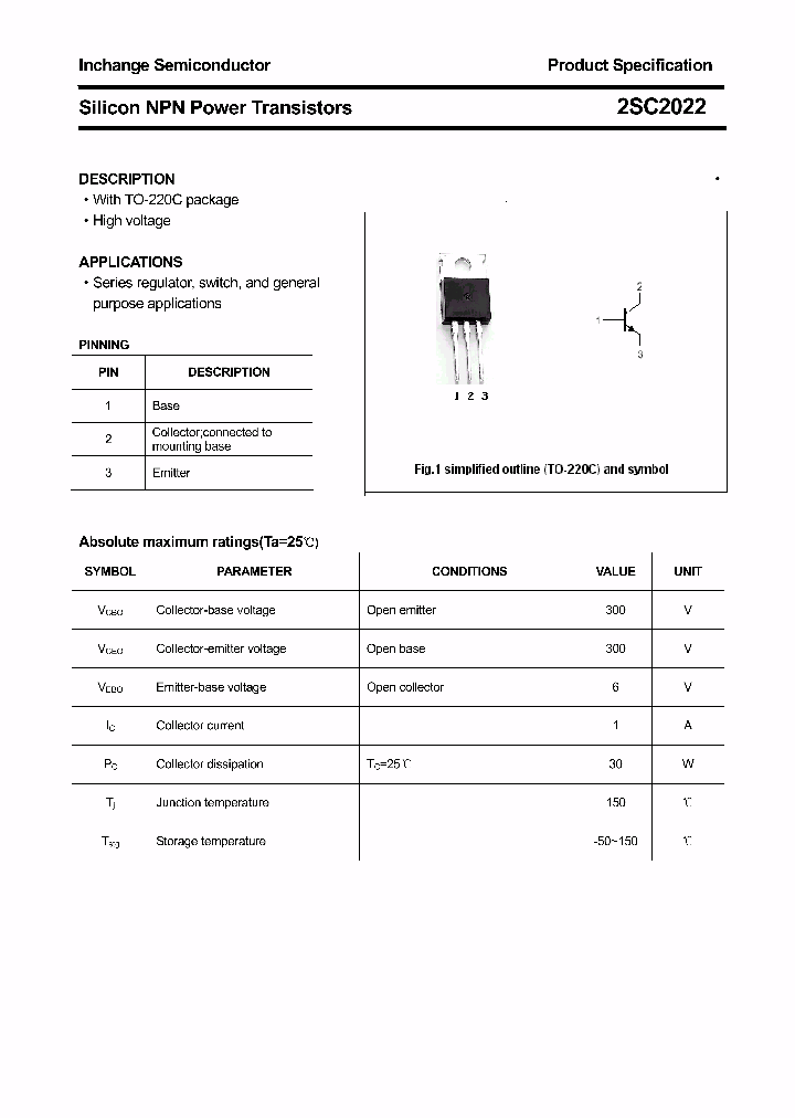 2SC2022_4349590.PDF Datasheet