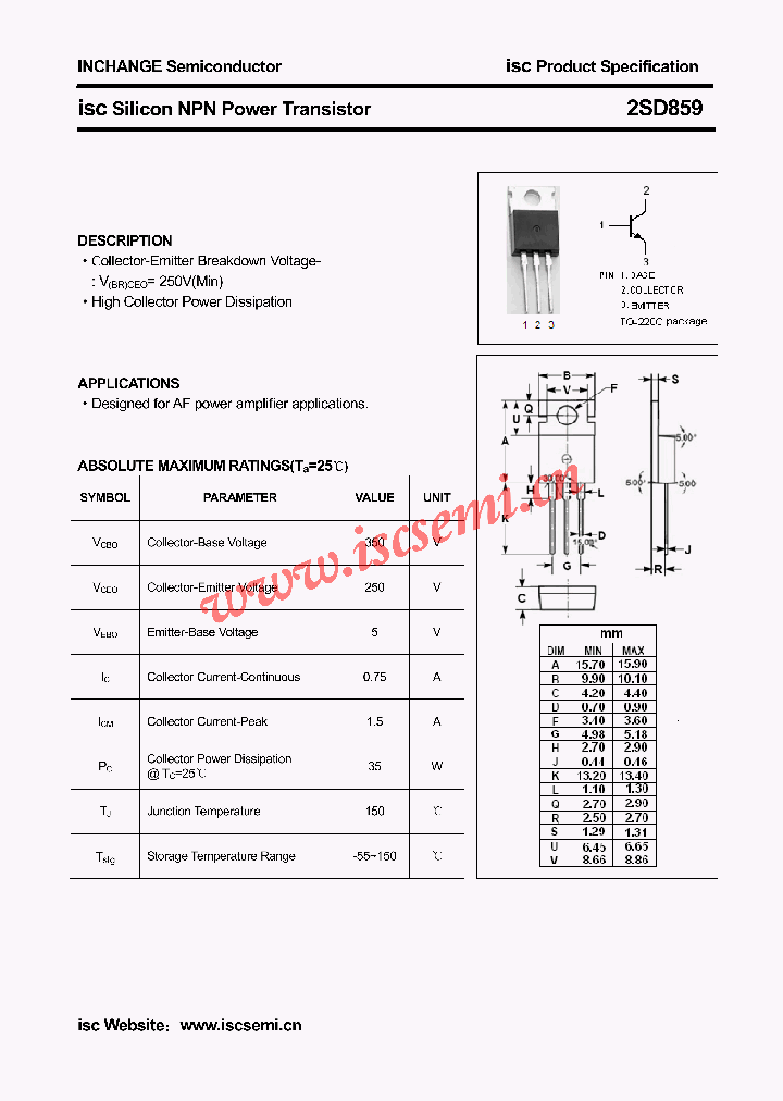 2SD859_4571255.PDF Datasheet