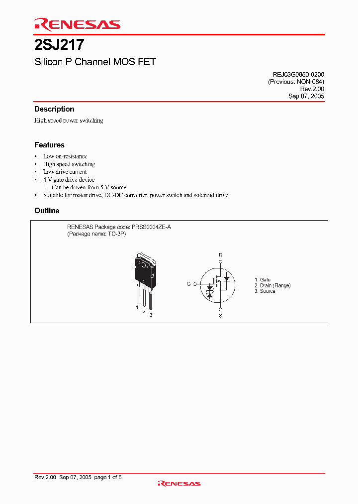 2SJ217_4242317.PDF Datasheet