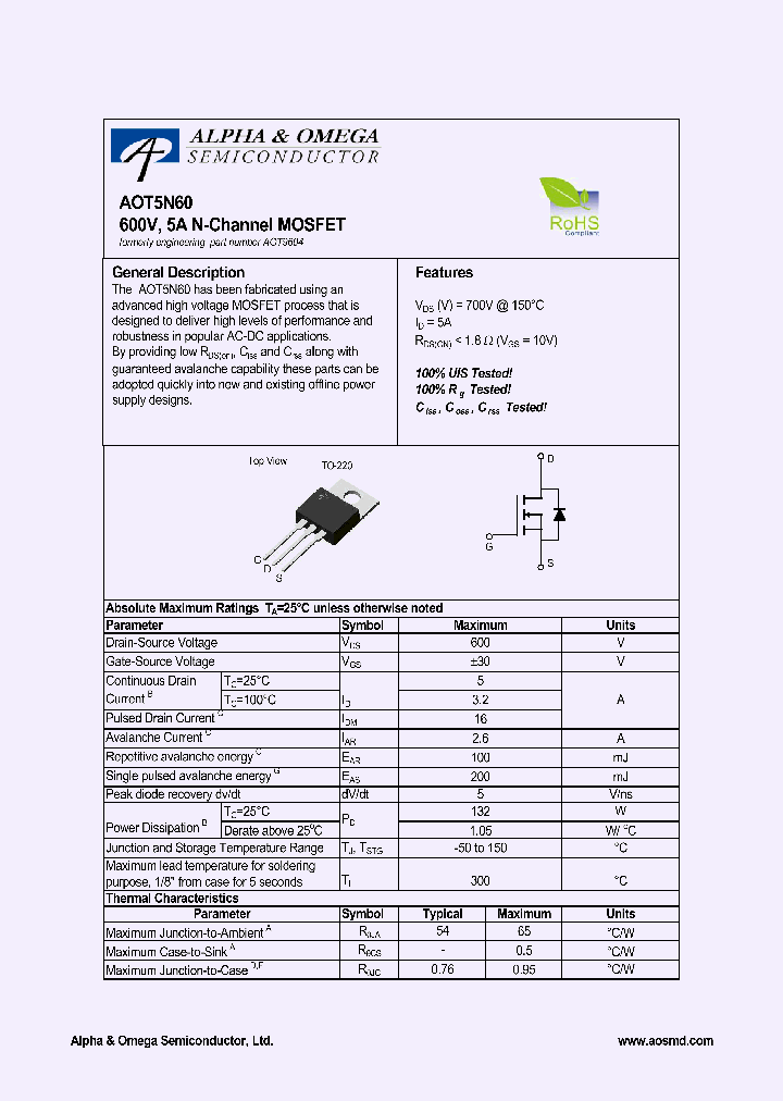 AOT9604_4493348.PDF Datasheet