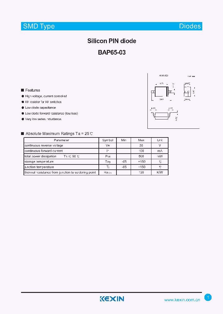 BAP65-03_4377274.PDF Datasheet
