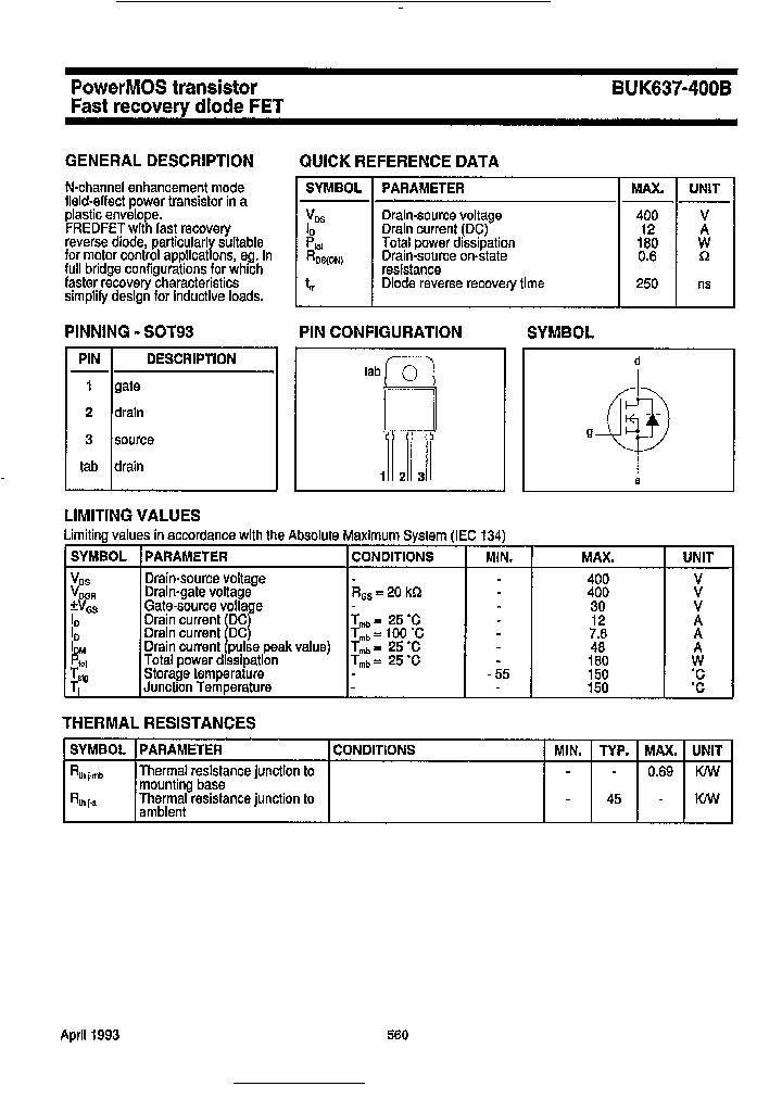 BUK637-400B_4219994.PDF Datasheet