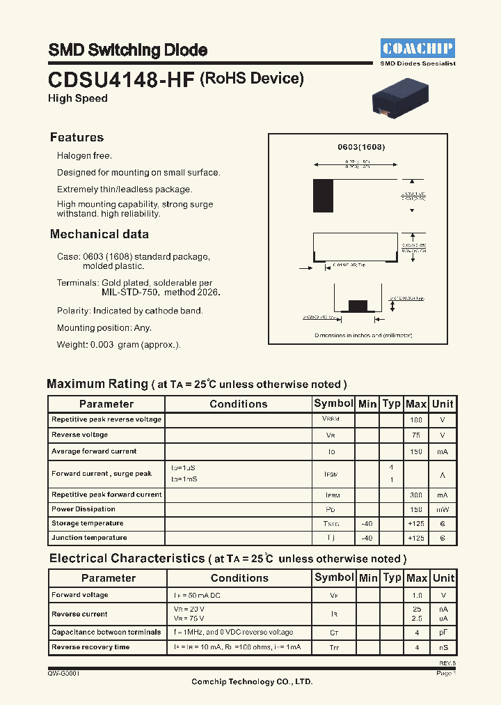 CDSU4148-HF_4720156.PDF Datasheet