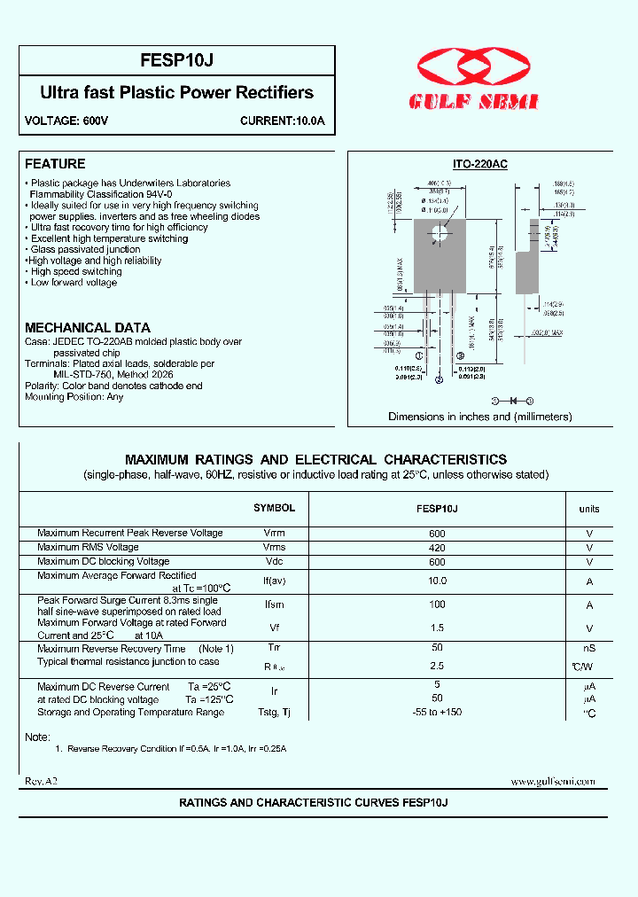 FESP10J_4618928.PDF Datasheet