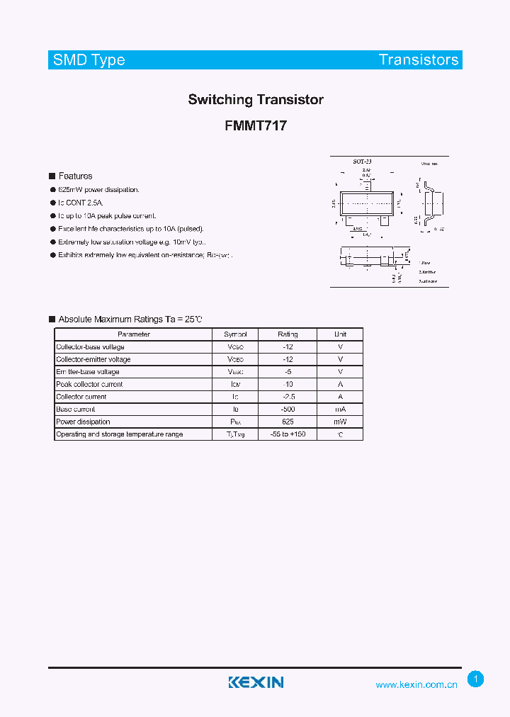 FMMT717_4311109.PDF Datasheet