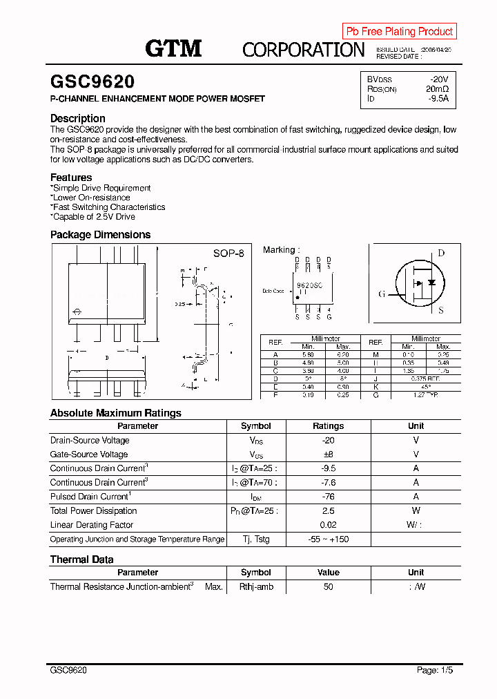 GSC9620_4881331.PDF Datasheet