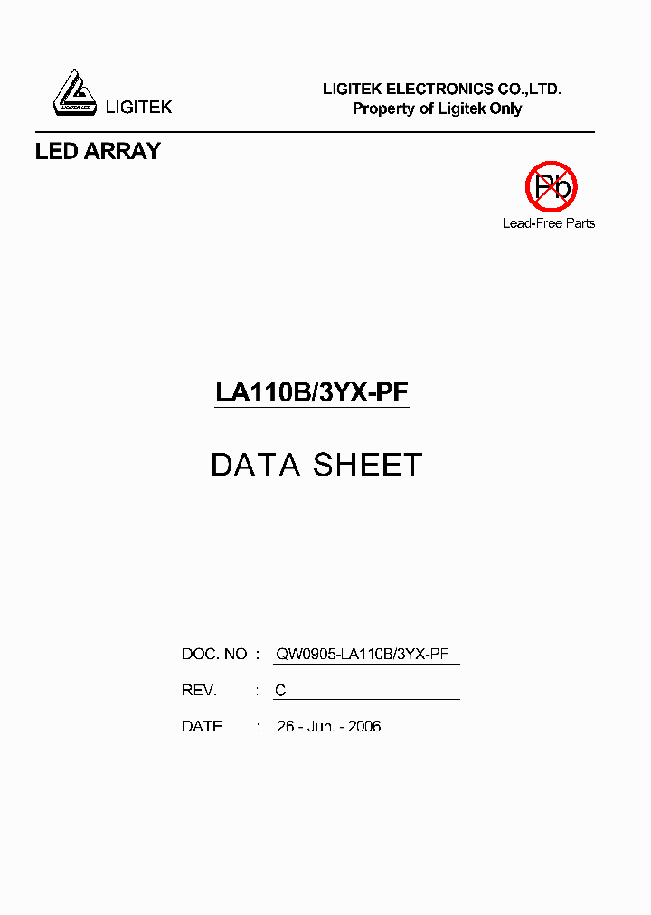 LA110B-3YX-PF_4631305.PDF Datasheet