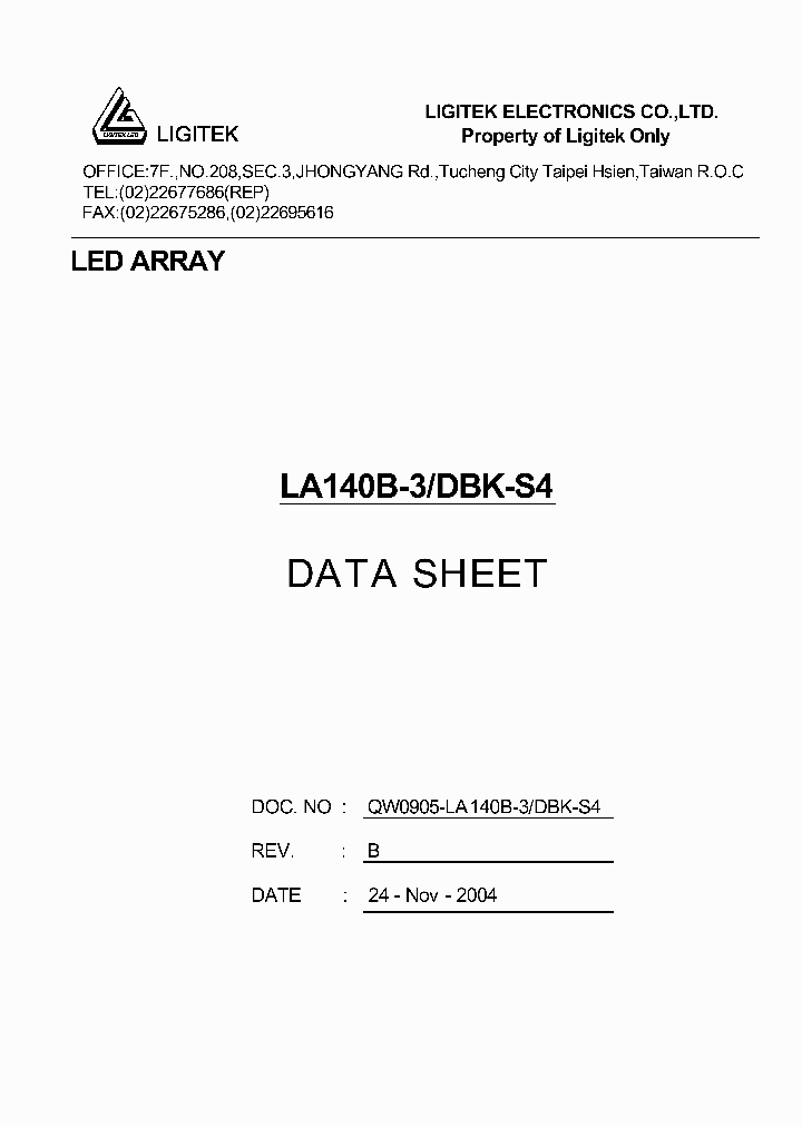 LA140B-3-DBK-S4_4541455.PDF Datasheet