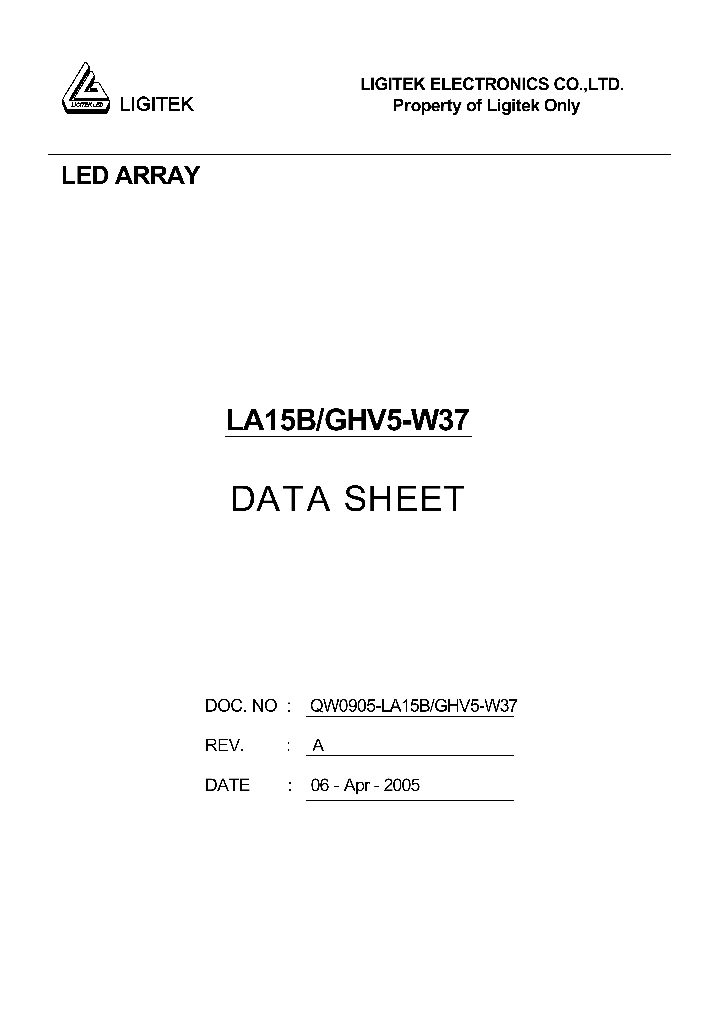LA15B-GHV5-W37_4534701.PDF Datasheet