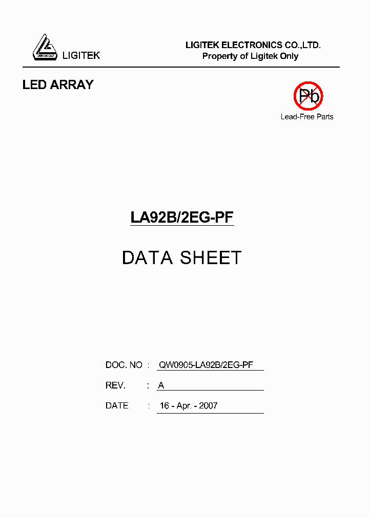 LA92B-2EG-PF_4617856.PDF Datasheet