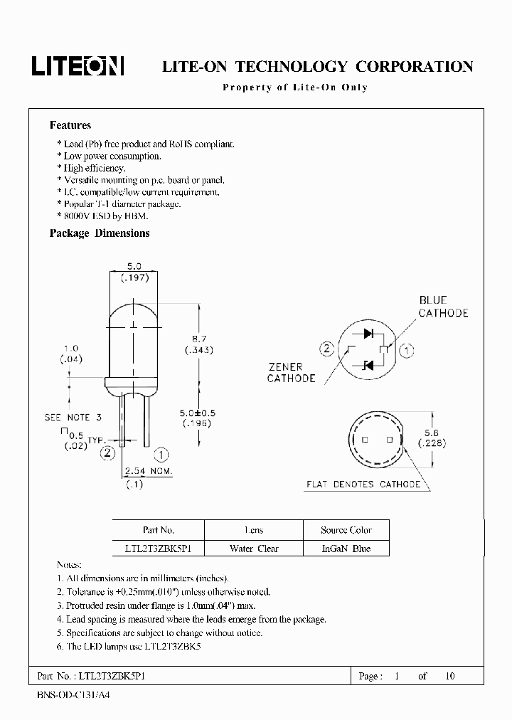 LTL2T3ZBK5P1_4651112.PDF Datasheet