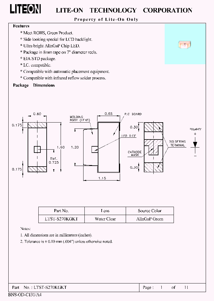 LTST-S270KGKT_4785255.PDF Datasheet