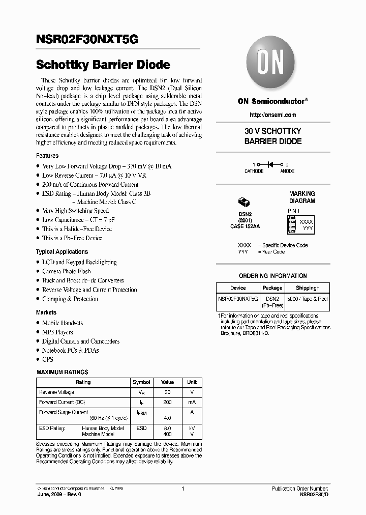 NSR02F30NXT5G_4705461.PDF Datasheet