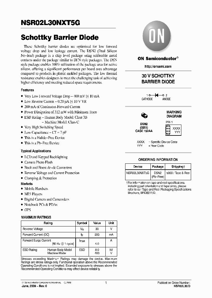 NSR02L30NXT5G_4461491.PDF Datasheet