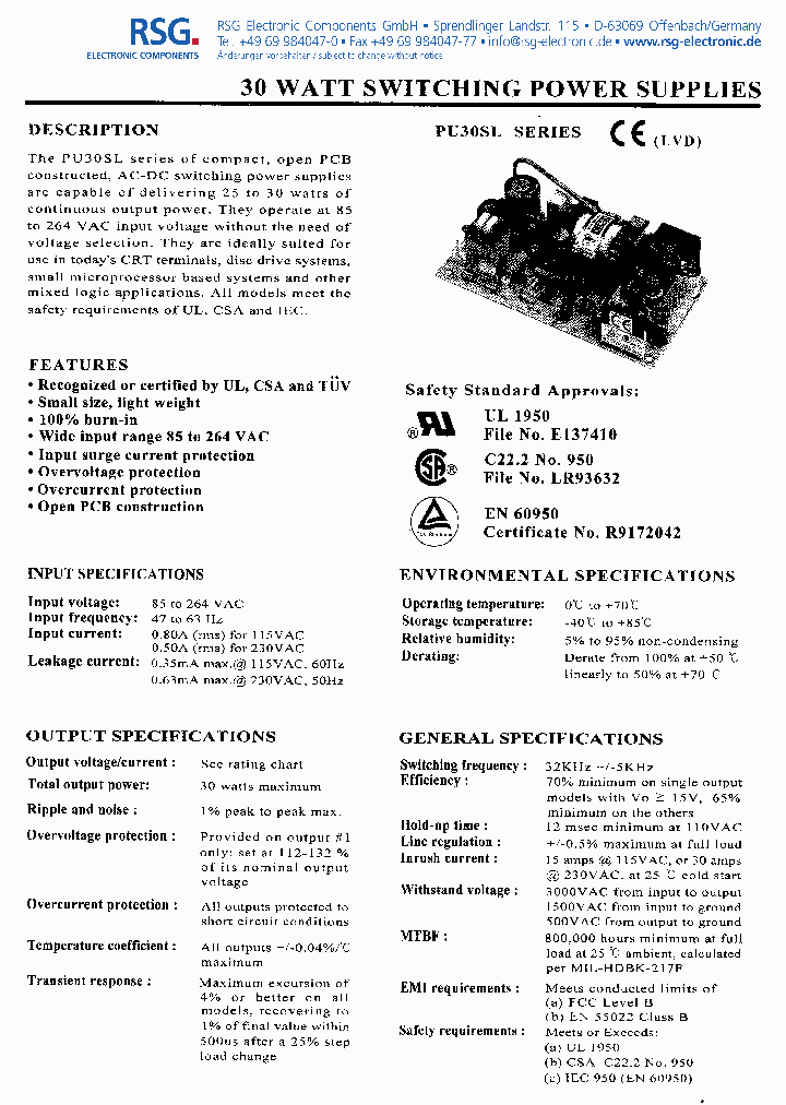 PU30SL-10SL_4609139.PDF Datasheet