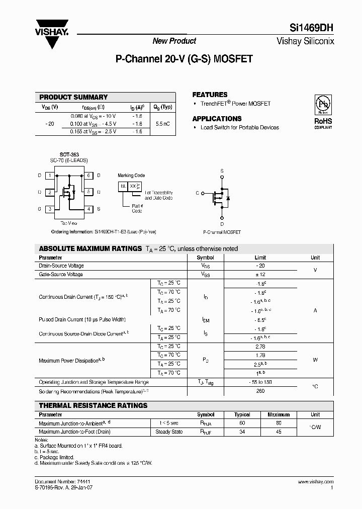 SI1469DH-T1-E3_4406025.PDF Datasheet