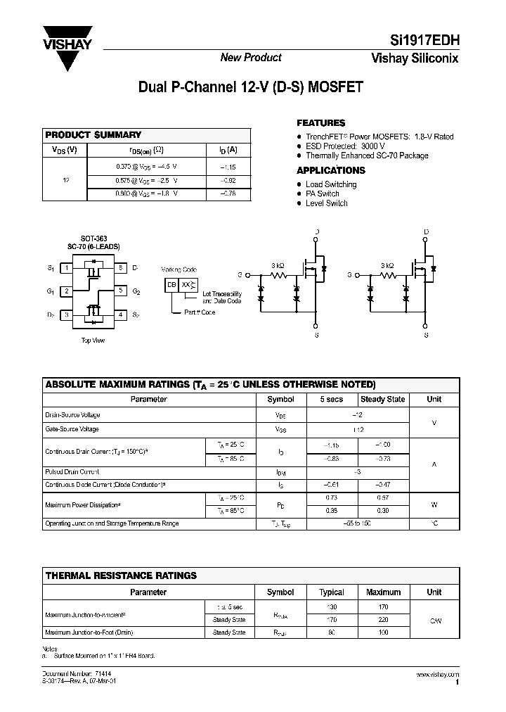 SI1917EDH08_4338587.PDF Datasheet