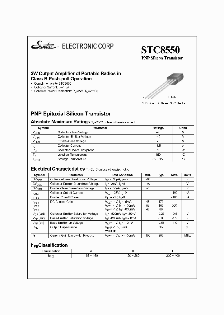 STC8550_4314289.PDF Datasheet