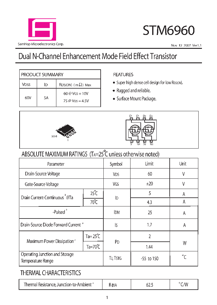 STM6960_4326571.PDF Datasheet