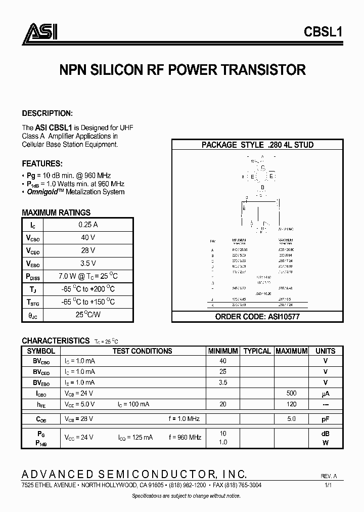 CBSL1_977522.PDF Datasheet