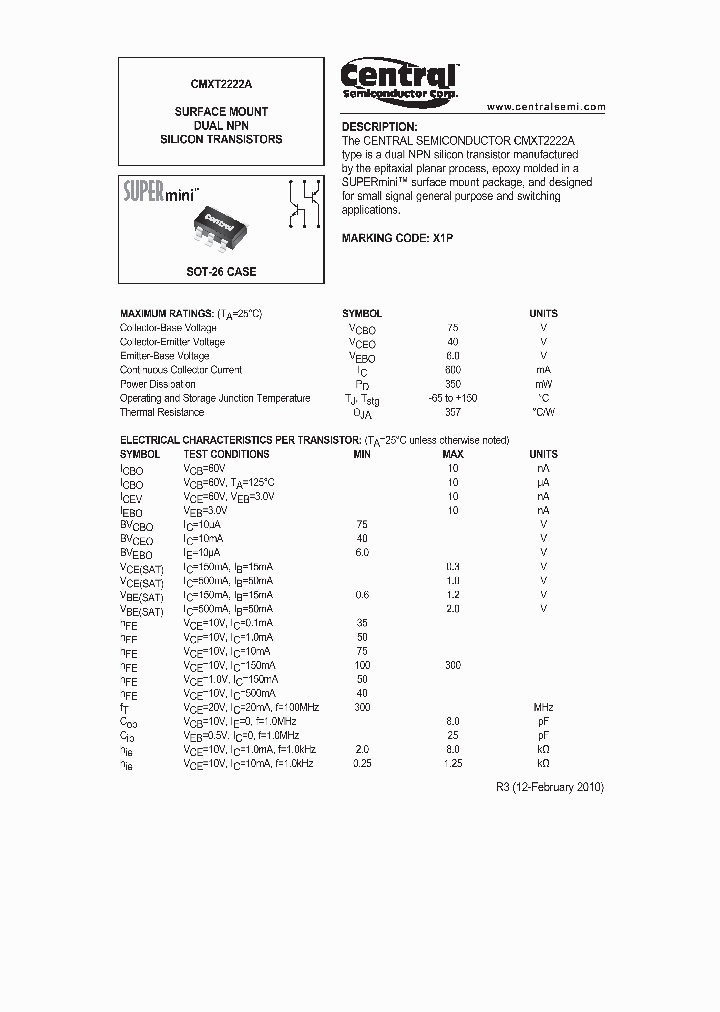 CMXT2222A10_5039406.PDF Datasheet