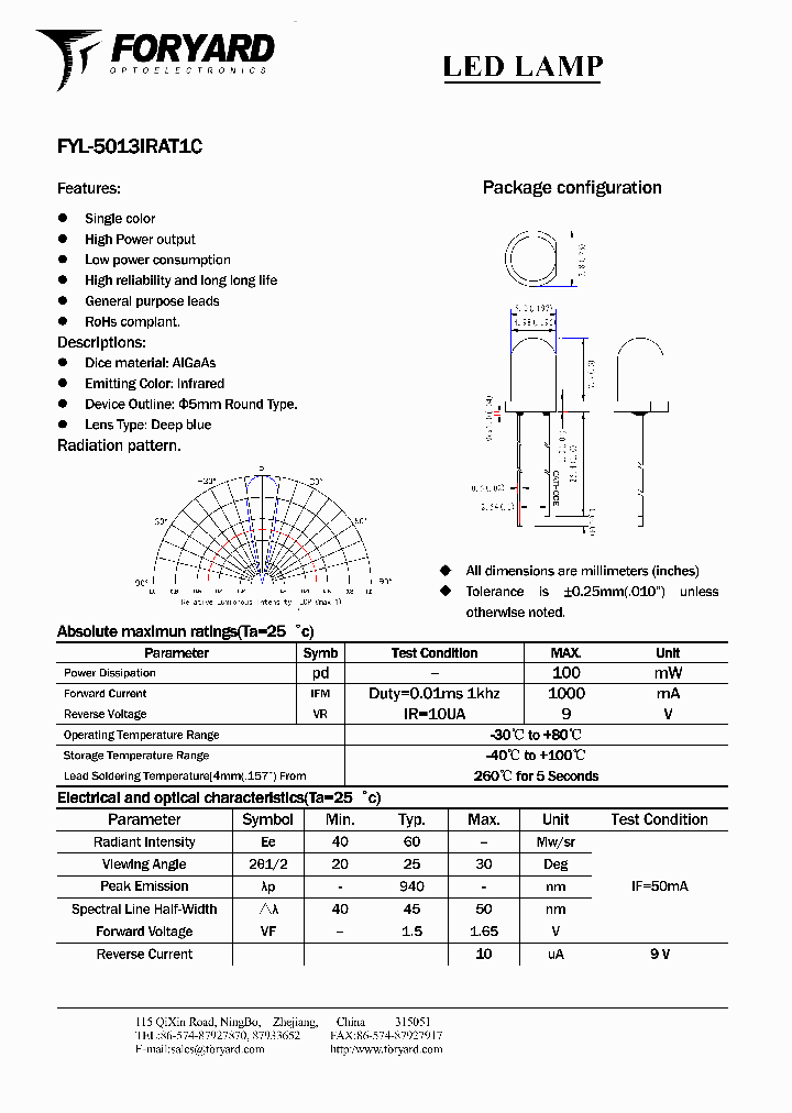 FYL-5013IRAT1C_5039505.PDF Datasheet