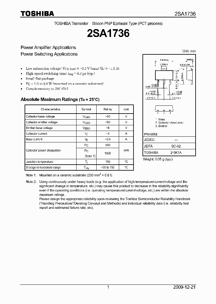 2SA173609_5059020.PDF Datasheet