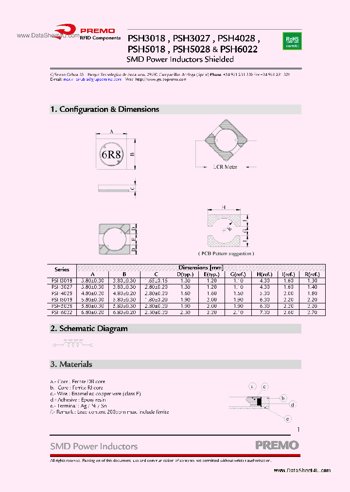 PSH3018_38709.PDF Datasheet