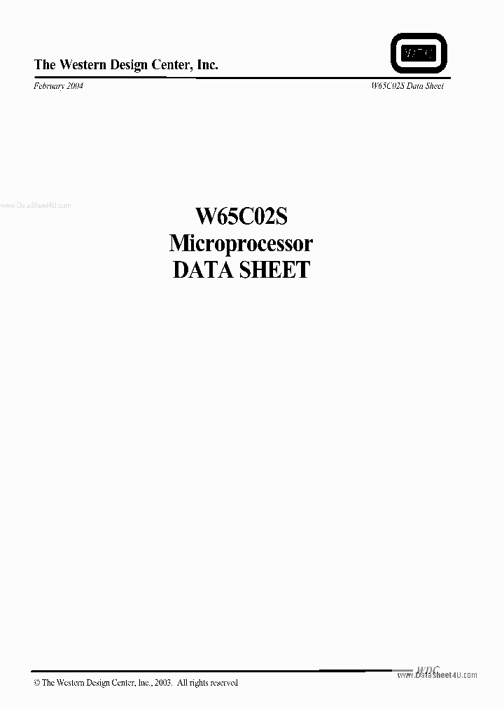 W65C02S_39994.PDF Datasheet