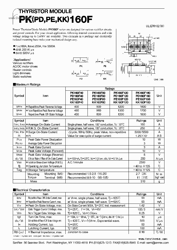 KK160F_40720.PDF Datasheet