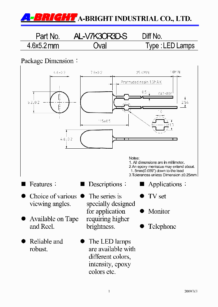 AL-V7K3OR3D-S_265019.PDF Datasheet