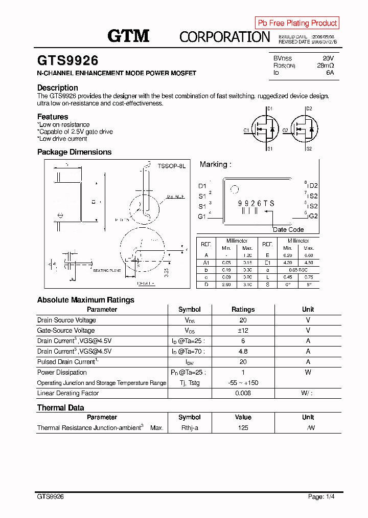 GTS9926_806883.PDF Datasheet