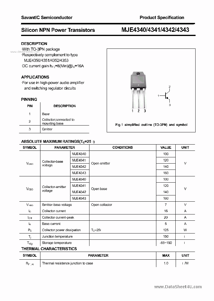 MJE4340_914647.PDF Datasheet