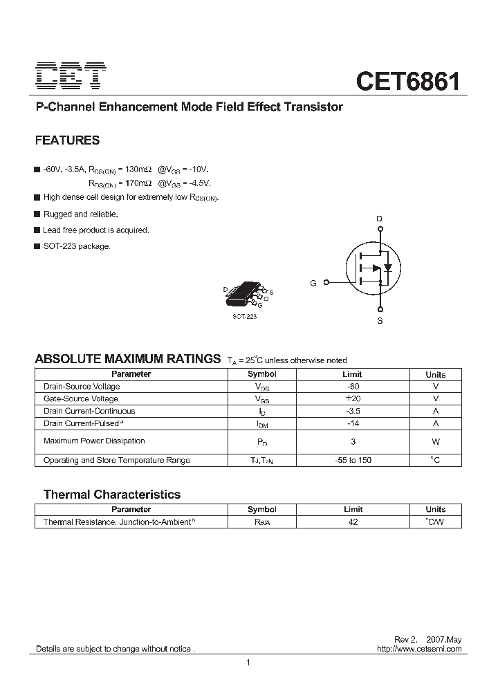 CET6861_1375896.PDF Datasheet