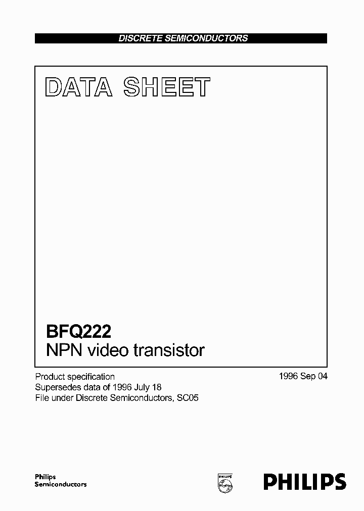 BFQ222_1385845.PDF Datasheet