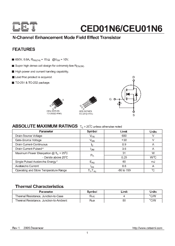 CEU01N6_1390205.PDF Datasheet