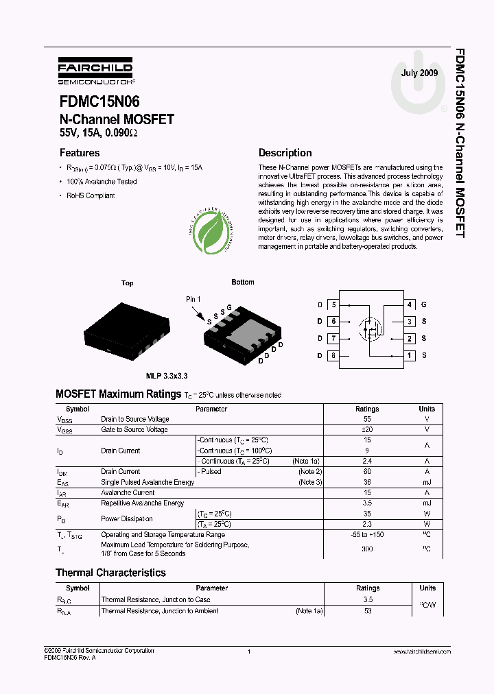 FDMC15N06_1526876.PDF Datasheet