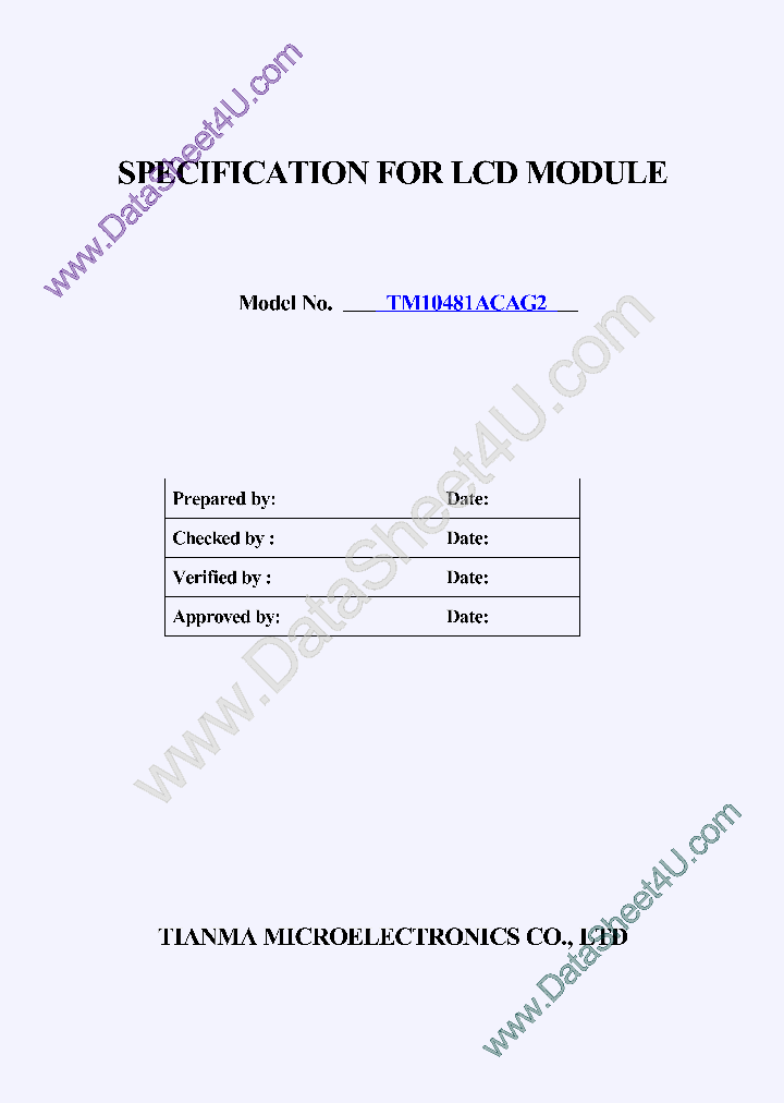 TM10481ACAG2_1557486.PDF Datasheet