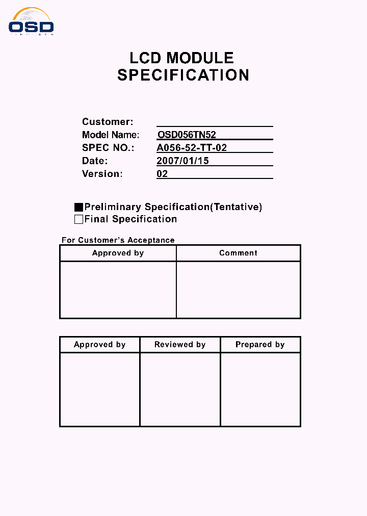 OSD056TN52_1638794.PDF Datasheet