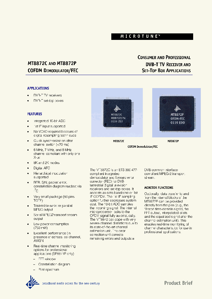 MT8872P_1287195.PDF Datasheet