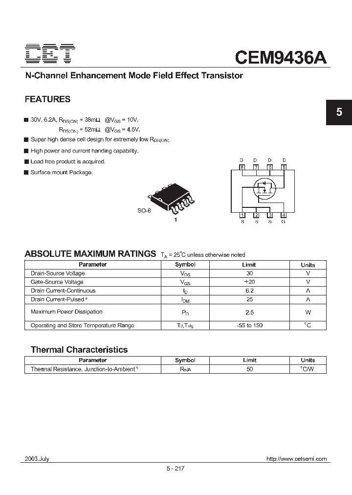 CEM9436A_1765159.PDF Datasheet