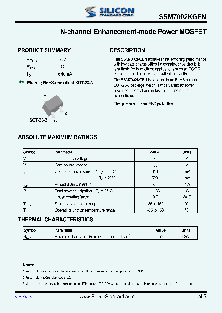 SSM7002KGEN_1805169.PDF Datasheet