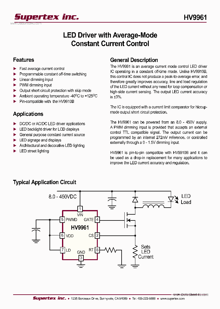 HV9961_1955780.PDF Datasheet