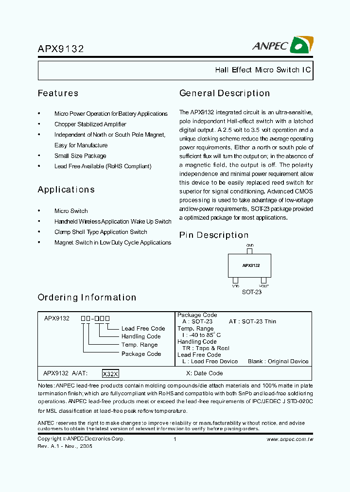 APX9132ATI-TR_1964720.PDF Datasheet