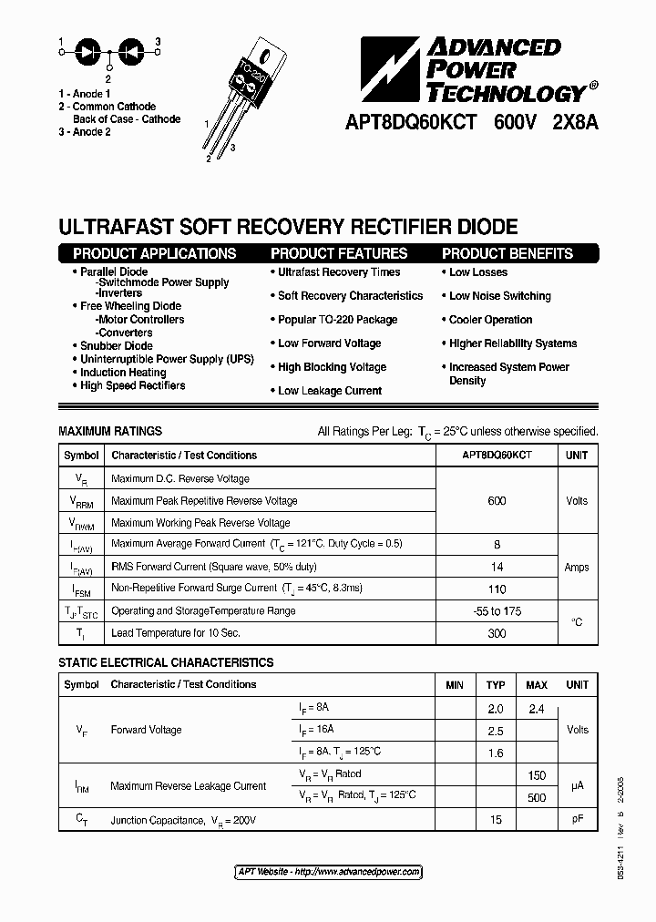 APT8DQ60KCT_2106372.PDF Datasheet