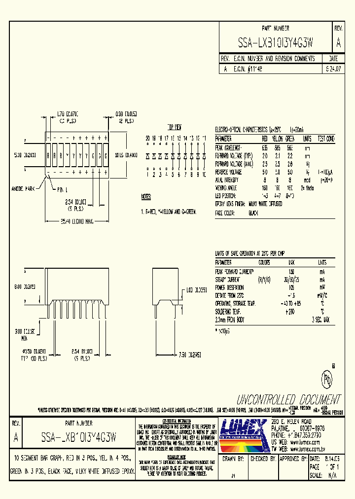 SSA-LXB10I3Y4G3W-GF_2196718.PDF Datasheet