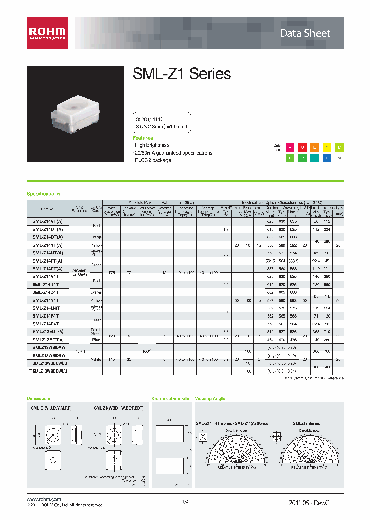 SMLZ13WBDCA_2219786.PDF Datasheet