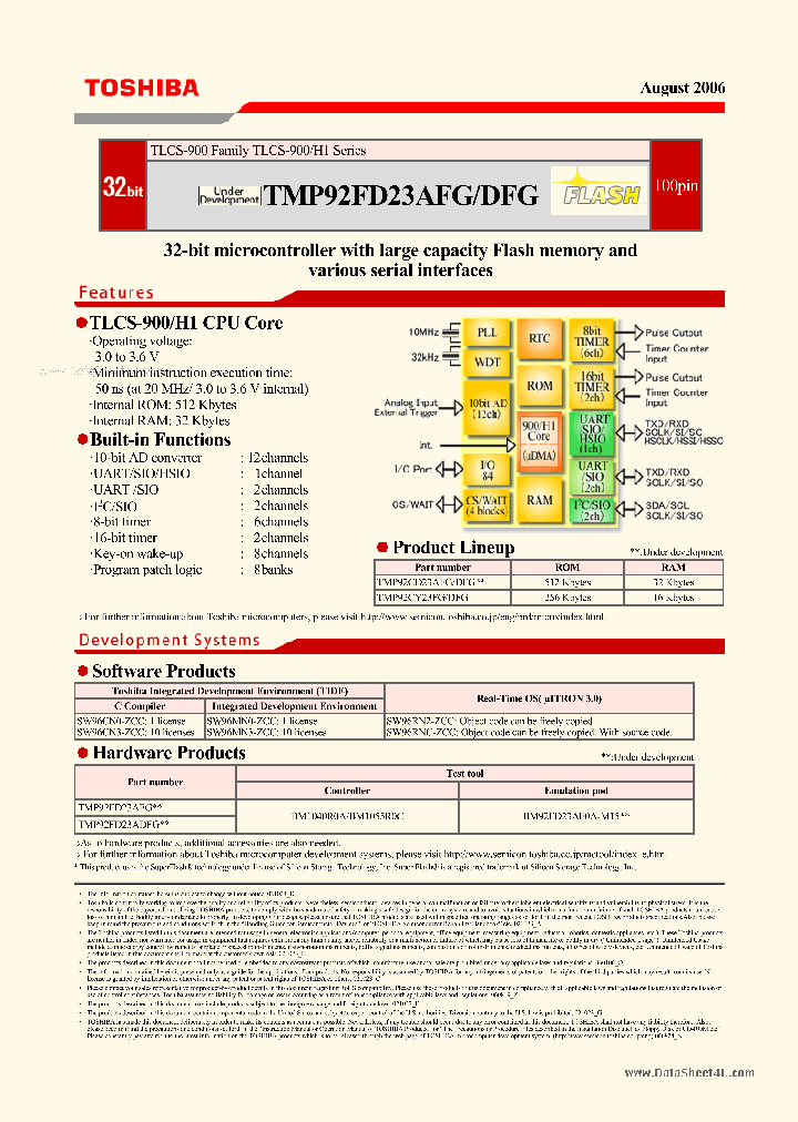 TMP92FD23AFG_2260440.PDF Datasheet