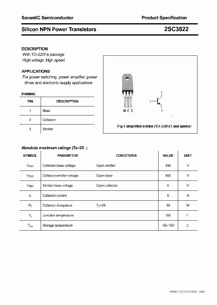 2SC3822_2558048.PDF Datasheet