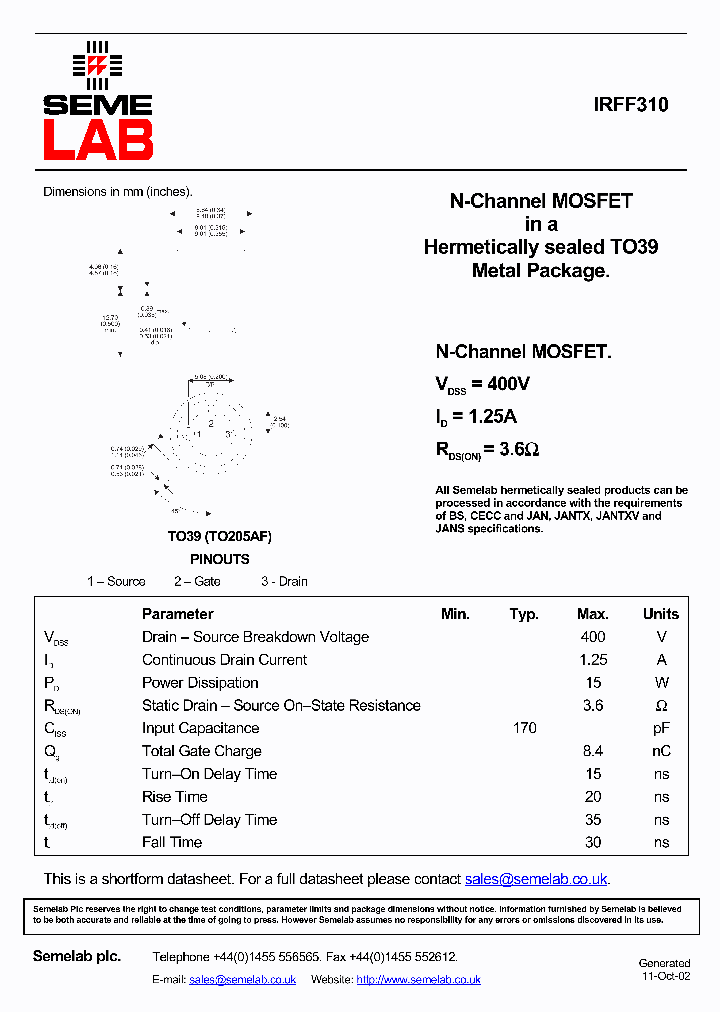 IRFF310_2597052.PDF Datasheet